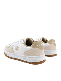 Champion Authentic Athletic Apparel Chaussures Blanches Beiges Femme — immagine 3