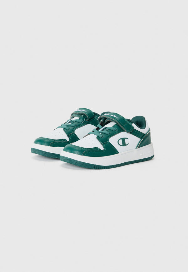 Champion Rd18 2.0 Low B Ps Scarpe Bianco Verde Bambini Ragazzi