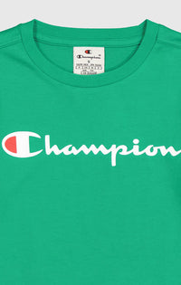 Champion T-shirt Manches Longues Verte Enfants — immagine 2