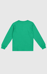 Champion T-shirt Manches Longues Verte Enfants — immagine 3