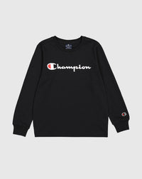 Champion Maglia a Maniche Lunghe Nera Bambini — immagine 1