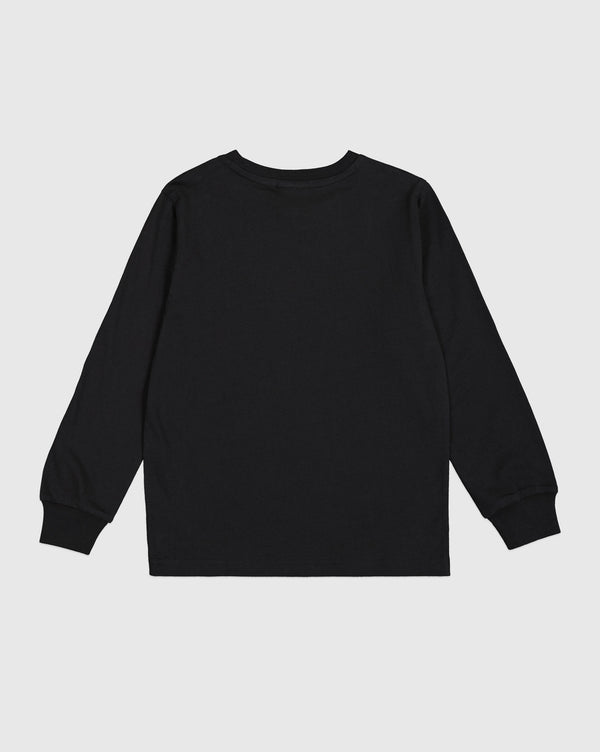 Champion Maglia a Maniche Lunghe Nera Bambini