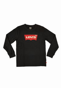 T-shirt à manches longues Levi's noire Enfant — immagine 1