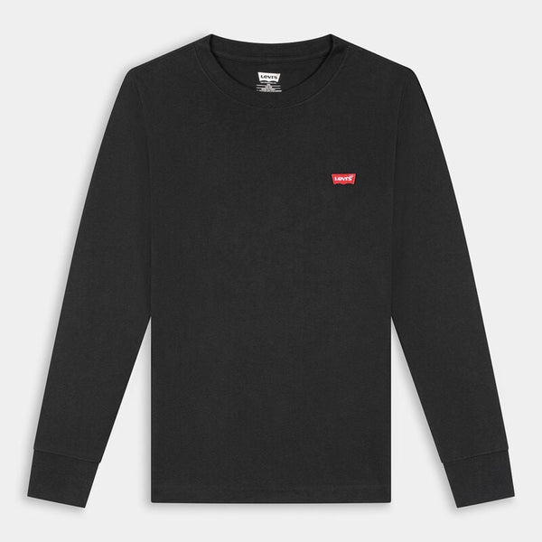 Levi's Batwing Chesthit T-shirt Manica Lunga Nera Bambino