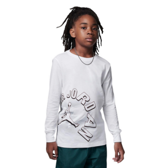 Jordan The Starter T-shirt Manches Longues Blanc Enfant Garçon