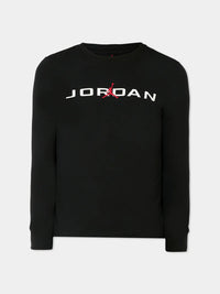 T-shirt Jordan pour Garçon Manches Longues Jumpman Air Noire — immagine 1