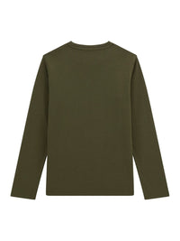 Guess Kids' Maglia a Maniche Lunghe Verde — immagine 2