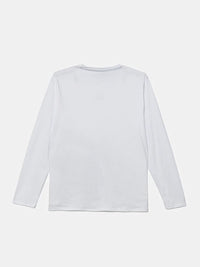 Guess Kids' Maglia a Maniche Lunghe Bianca — immagine 2