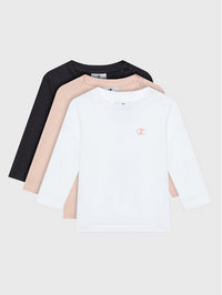 Champion Triple Pack T-shirt Multicolore Bambina — immagine 1