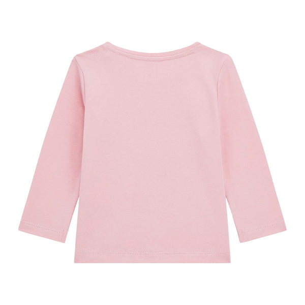 Guess Maglietta Maniche Lunghe Rosa Bambina
