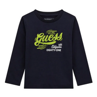 Guess T-shirt Manches Longues Bleu Enfant — immagine 1