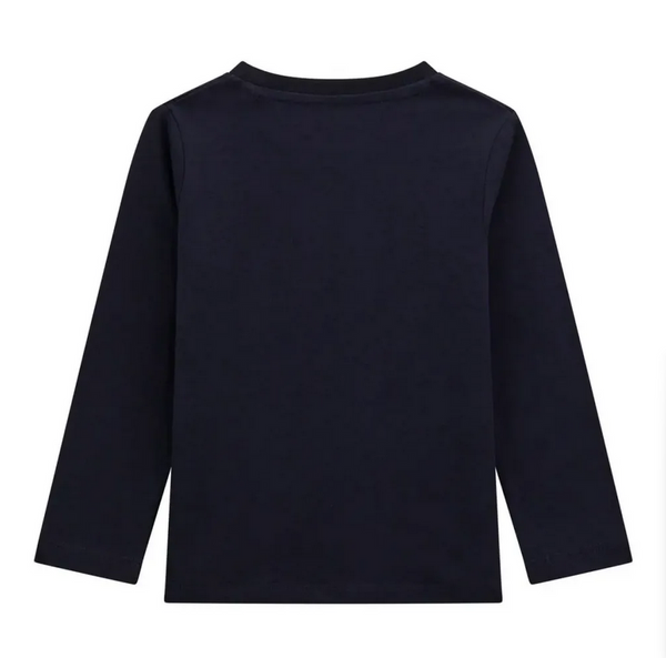 Guess T-shirt Maniche Lunghe Blu Bambini