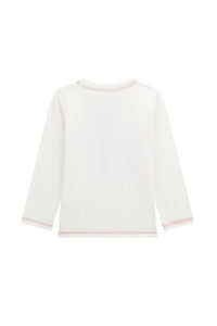 Guess T-shirt Manches Longues Blanche Enfants — immagine 2