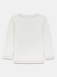 Guess T-shirt Manches Longues Blanche Enfants — immagine 2