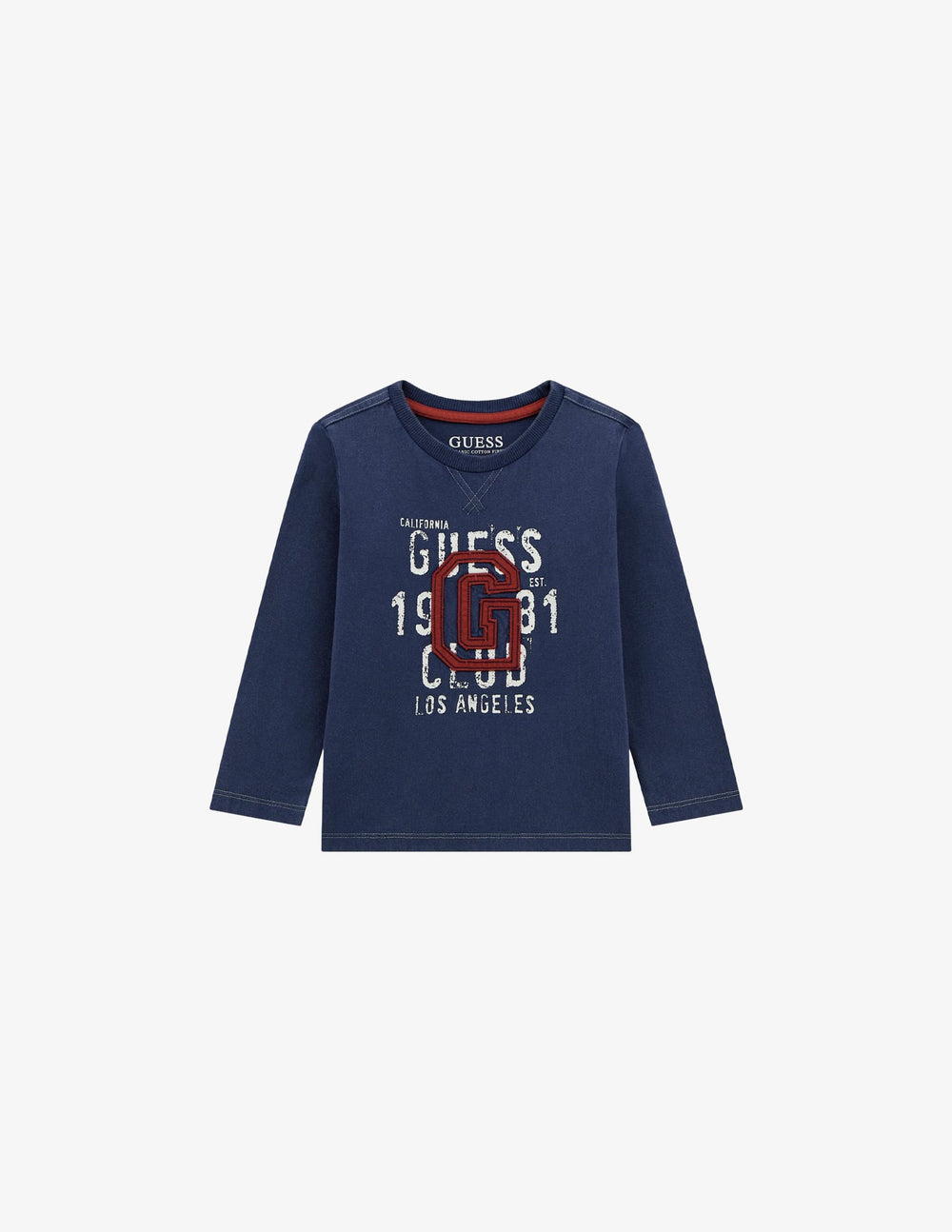 Guess T-shirt Manches Longues Bleu Enfants