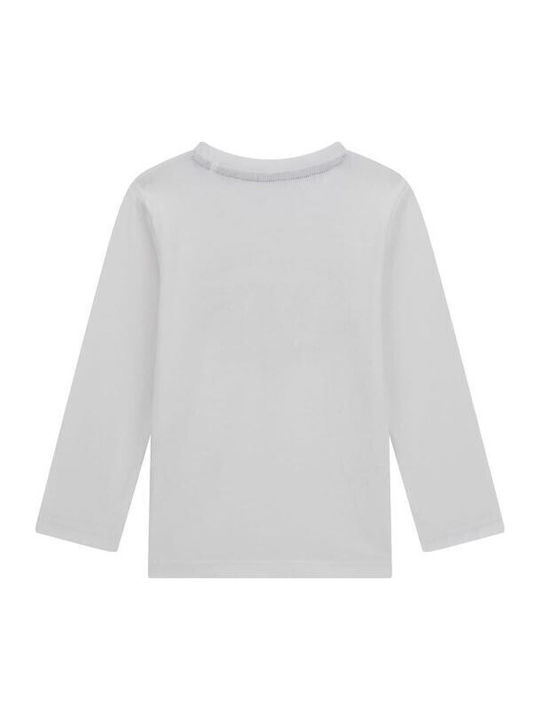 Guess T-shirt Maniche Lunghe Bianca Bambini