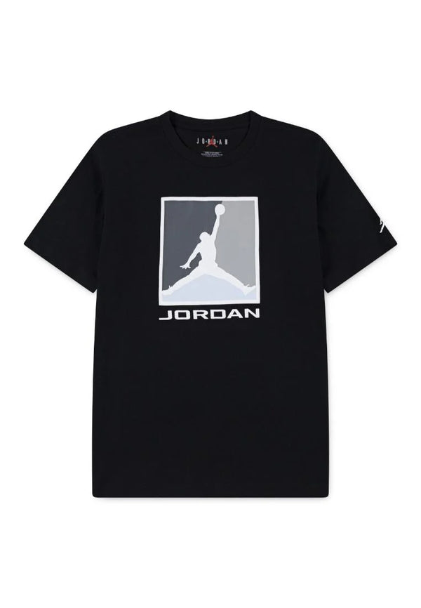 Jordan T Shirt  Jman Colorblock Da Bambino Nera Grigia Antracite