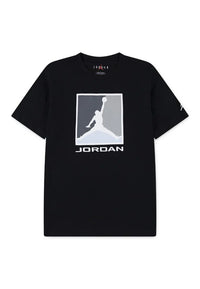 Jordan T Shirt  Jman Colorblock Da Bambino Nera Grigia Antracite — immagine 1