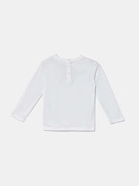 Guess T-Shirt Manches Longues Blanche Bébé — immagine 2