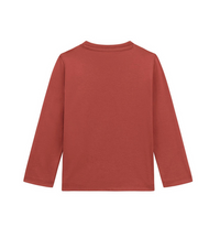 Guess Maglietta Maniche Lunghe Rossa Bambini — immagine 2