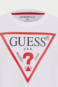 Guess T-shirt Manches Longues Blanche Enfant — immagine 2
