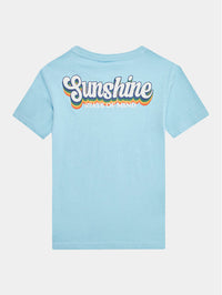 Champion Authentic Athletic T-shirt Azzurra Bambino — immagine 2