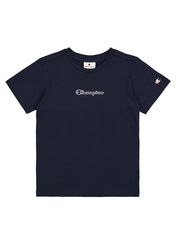 Champion Grapic T-Shirt Blu Bambini Ragazzi
