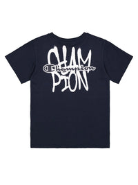 T-shirt graphique Champion bleue enfants garçons — immagine 2