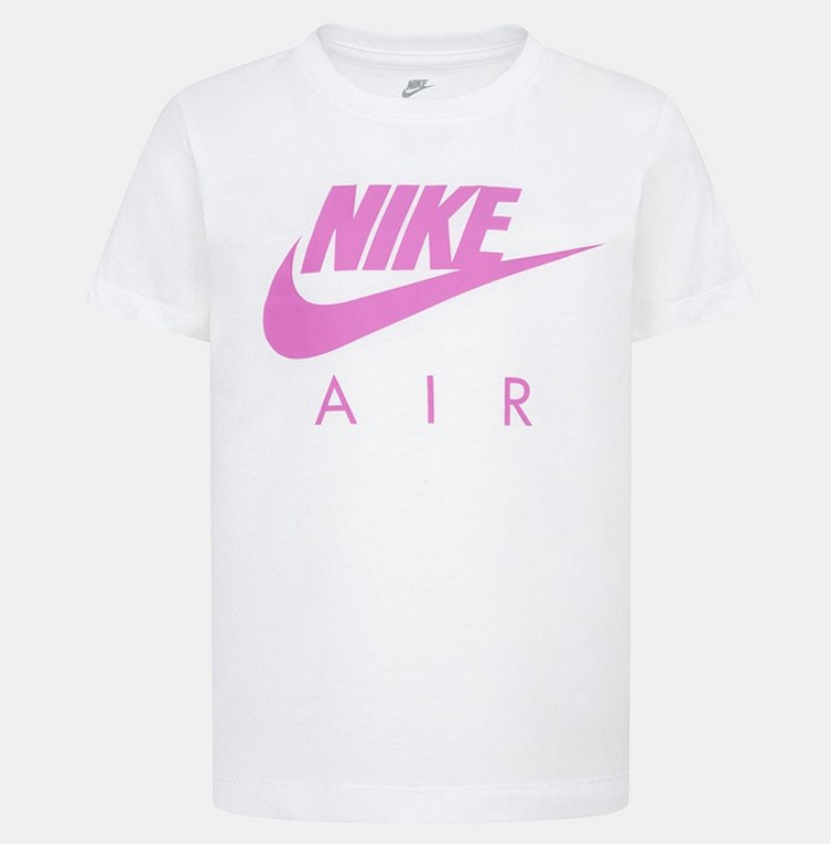 Nike Air  T-shirt Bianca Bambina