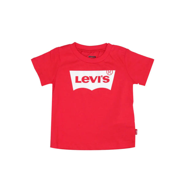 Levi's Logo Basic Infant T-shirt Rossa Bambina