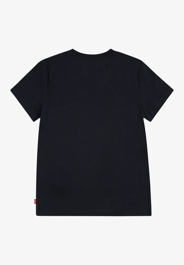 Levi's Batwing Chest Hit T-Shirt Nera Bambino