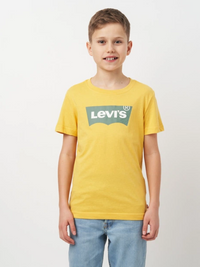 T-shirt Levi's Batwing jaune Enfant — immagine 2