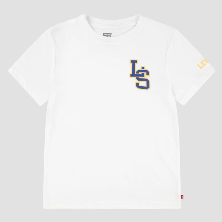 T-shirt universitaire Levi's Blanche Enfants Garçons