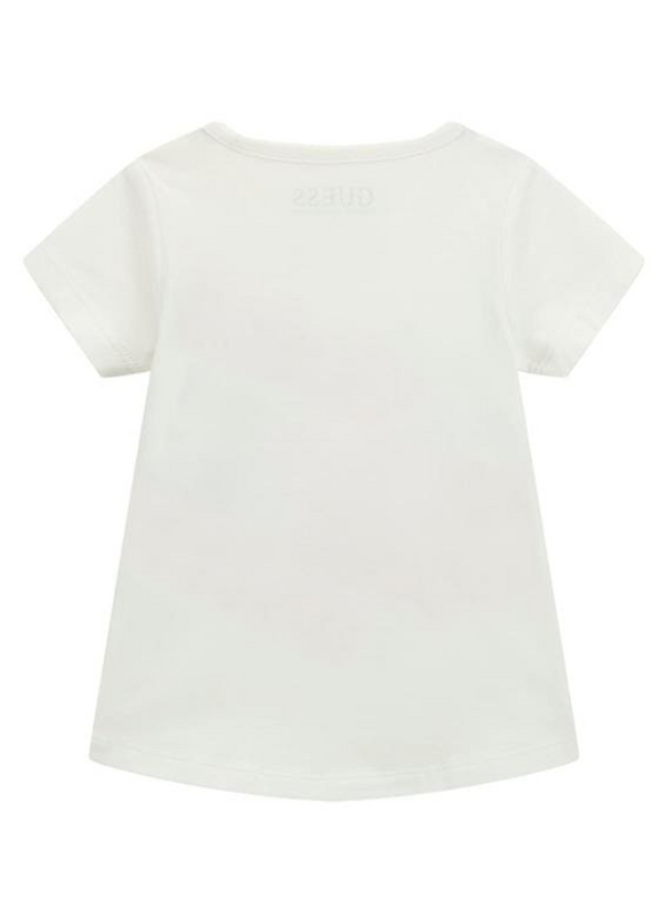 Guess Ss T-shirt Bianca Bambina