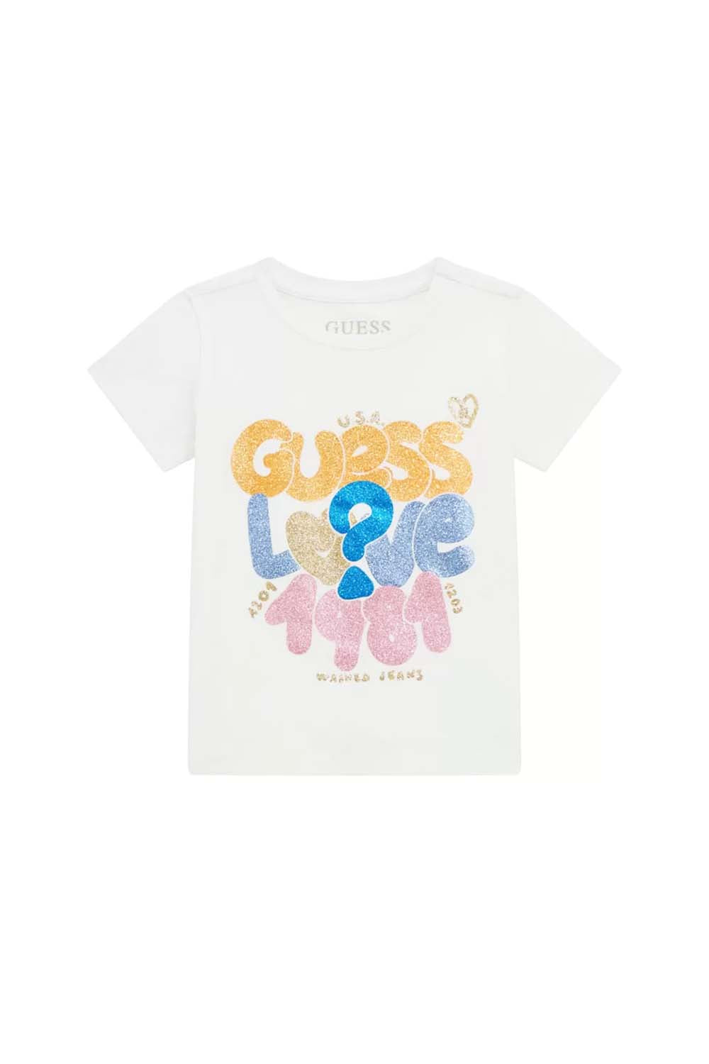 Guess Ss Children T-shirt Bianca Bambina