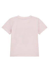 Guess T-shirt Rosa Con Logo Bambina — immagine 2