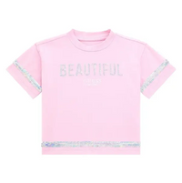 Guess T-shirt Total Pink Bambina — immagine 1