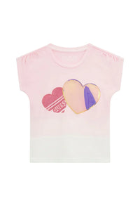 Guess Kids T-shirt Rosa Bambina — immagine 1