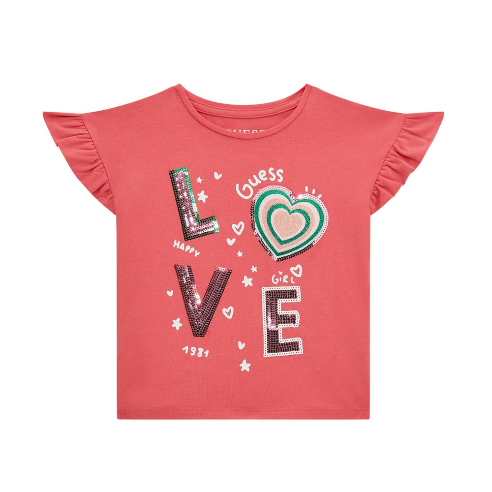 Guess Kids T-shirt Rosa Bambina