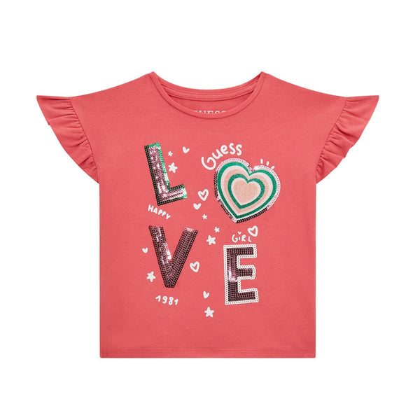 Guess Kids T-shirt Rosa Bambina