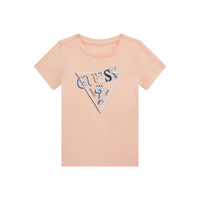 Guess Kids T-shirt Rosa Con Logo Bambina — immagine 1