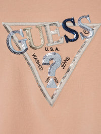 Guess Kids T-shirt Rosa Con Logo Bambina — immagine 2
