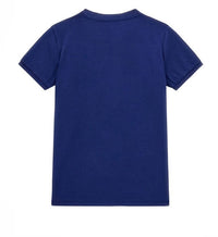 Guess T-shirt Manches Courtes Imprimé Central Bleu Enfant — immagine 2