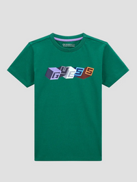 Guess Ss T-shirt Verde Bambino — immagine 1