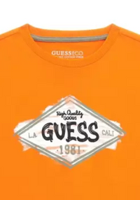Guess Kids T-shirt Orange Enfant — immagine 2