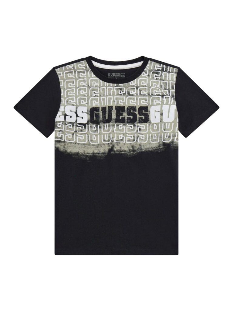 Guess T-shirt Regular Fit Nera Bambino