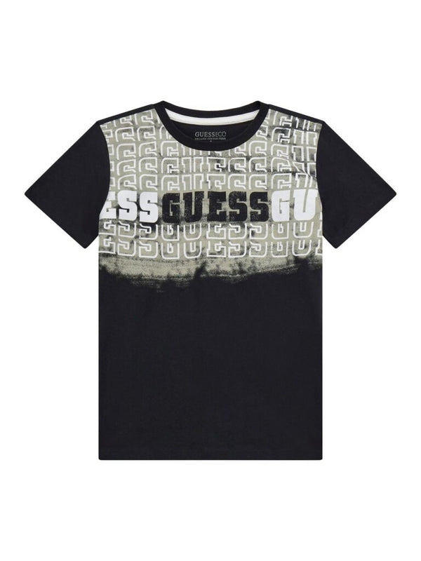 Guess T-shirt Regular Fit Nera Bambino