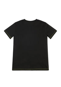 Guess Szary Regular Fit T-shirt Nera Con Logo Centrale Bambino — immagine 2