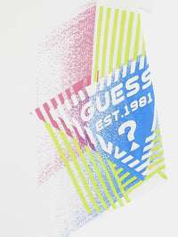 Guess SS T-Shirt Bianca Bambini — immagine 2