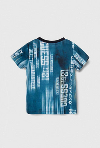 Guess Kids T-shirt Blu Bianca Bambino — immagine 2